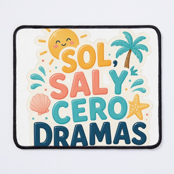 Item preview, Sun, Salt and Zero Drama – Fun Summer Beach Design designed and sold by FusiTink.