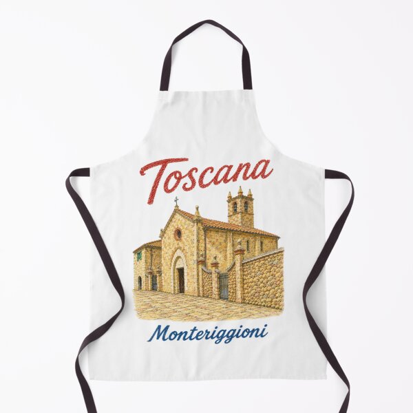 Item preview, Old Stone Church in a Medieval Italian Village – Monteriggioni Tuscany designed and sold by JOANNASKAH.
