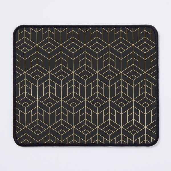 Item preview, Dark luxury geometric pattern, modern abstract gold interior design designed and sold by Aurum-design.