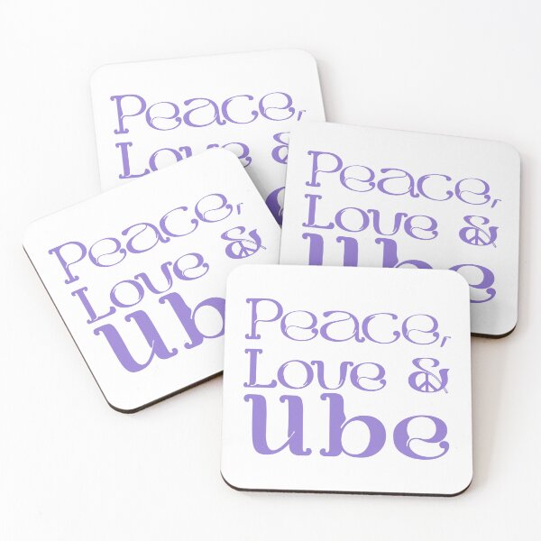 Item preview, Peace Love Ube - purple trend food designed and sold by kobyakov.