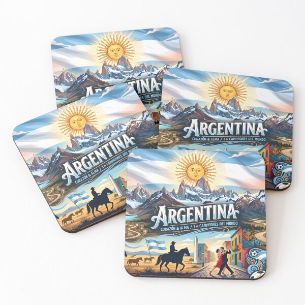 Item preview, Art Argentina Argentine Cultural Heritage Patterns Landscapes National  designed and sold by ART ATTACK ZONE.