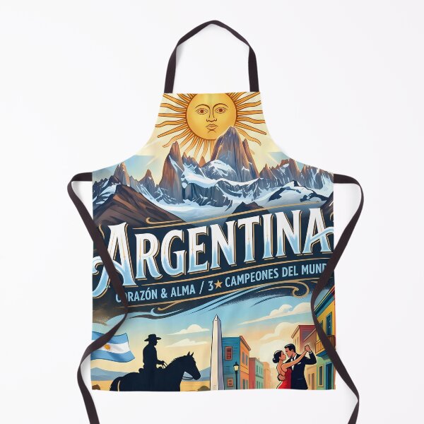 Item preview, Art Argentina Argentine Cultural Heritage Patterns Landscapes National  designed and sold by ART ATTACK ZONE.