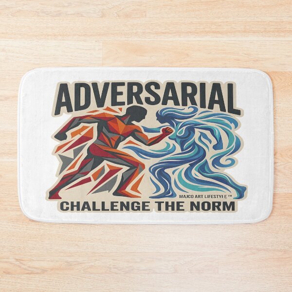 Item preview, Adversarial Challenge the Norm | Abstract Leadership & Mindset Art designed and sold by MAJCO-ART.