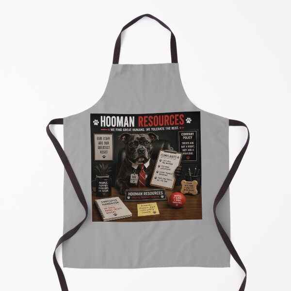 Item preview, Hooman Resources Funny Staffy HR Manager designed and sold by Hornace88studio.