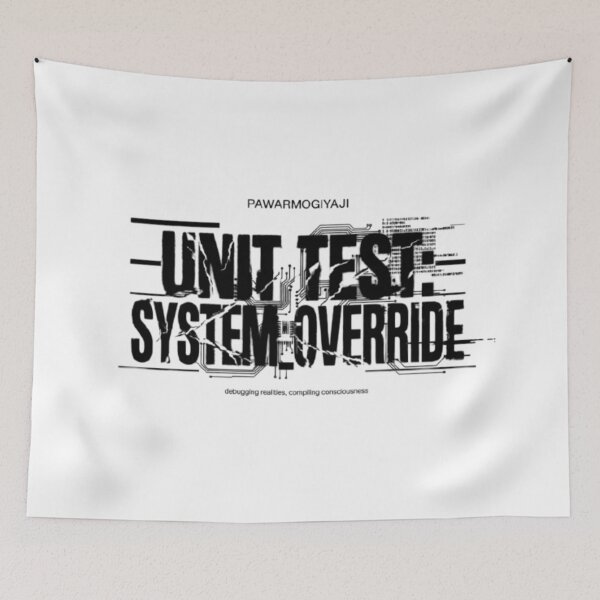 Item preview, Unit Test System Override Glitch Tech Design designed and sold by Pawar1999.