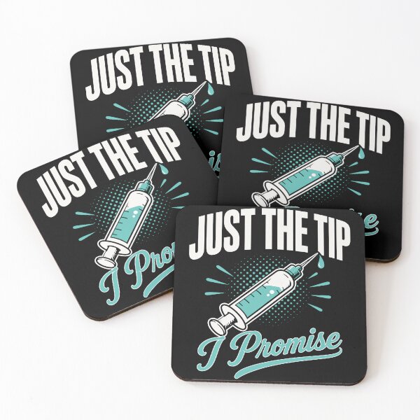 Item preview, Just the Tip Syringe Medical Humor designed and sold by Victor Shadehorn.