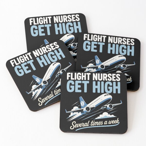 Item preview, Flight Nurses Get High Aviation Humor designed and sold by Victor Shadehorn.