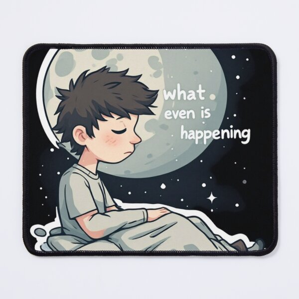 Item preview, What even is happening sad designed and sold by VelvetDoods.