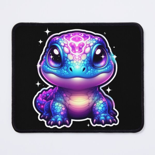 Item preview, Cute Kawaii Gecko Reptile Procreate Sticker Design designed and sold by ExploreAura Studio.