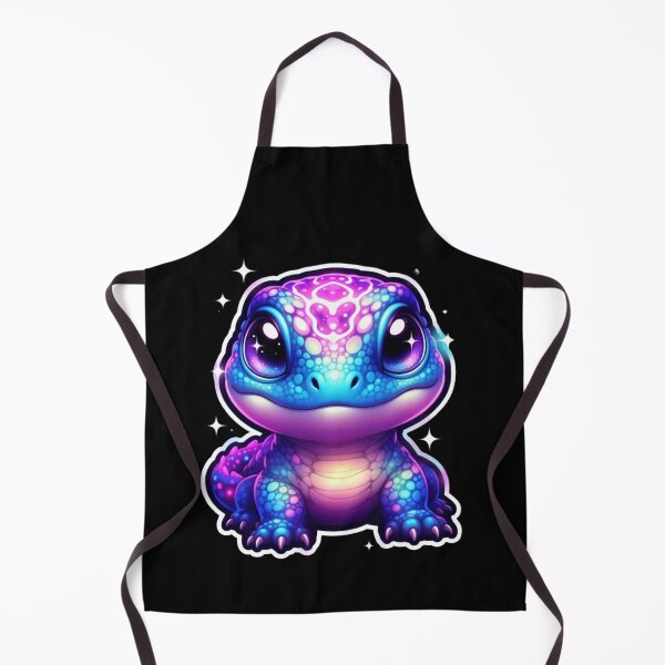Item preview, Cute Kawaii Gecko Reptile Procreate Sticker Design designed and sold by ExploreAura Studio.