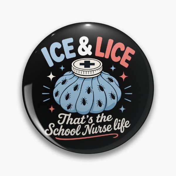 Item preview, Ice and Lice School Nurse Life Humor designed and sold by Victor Shadehorn.