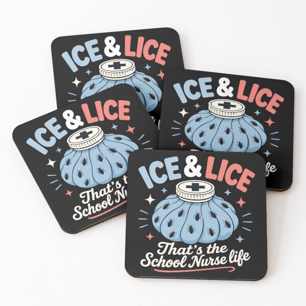 Item preview, Ice and Lice School Nurse Life Humor designed and sold by Victor Shadehorn.