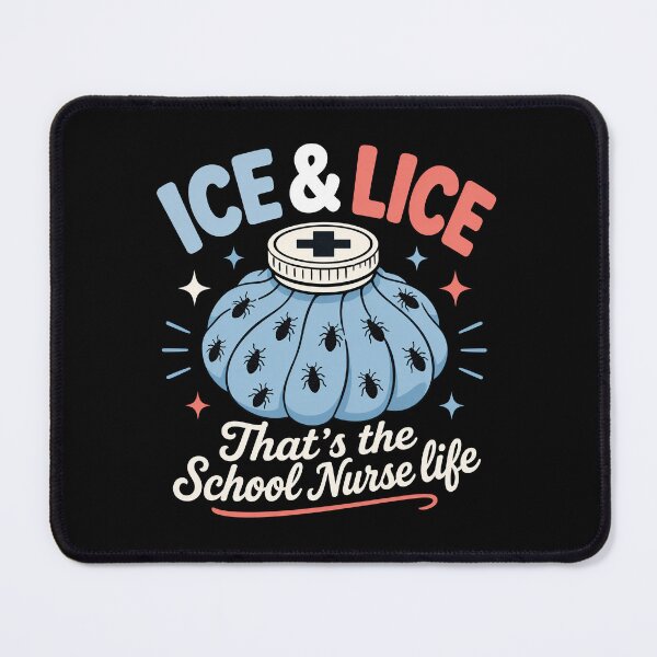 Item preview, Ice and Lice School Nurse Life Humor designed and sold by Victor Shadehorn.