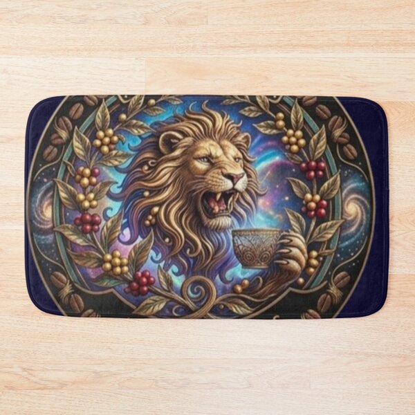 Item preview, Vintage Lionheart Coffee Co Cosmic Artisan Roasters Emblem designed and sold by Dream Weave Studio.