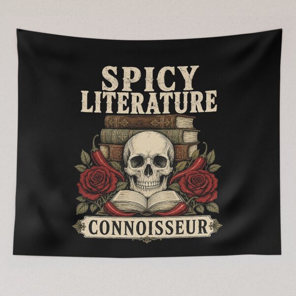 Item preview, Spicy Literature Connoisseur Dark Romance Book Lover Humor designed and sold by FreshVibe Prints.