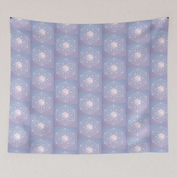 Item preview, Pink Full Moon Sacred Geometry  designed and sold by WildWoodlandWitch.