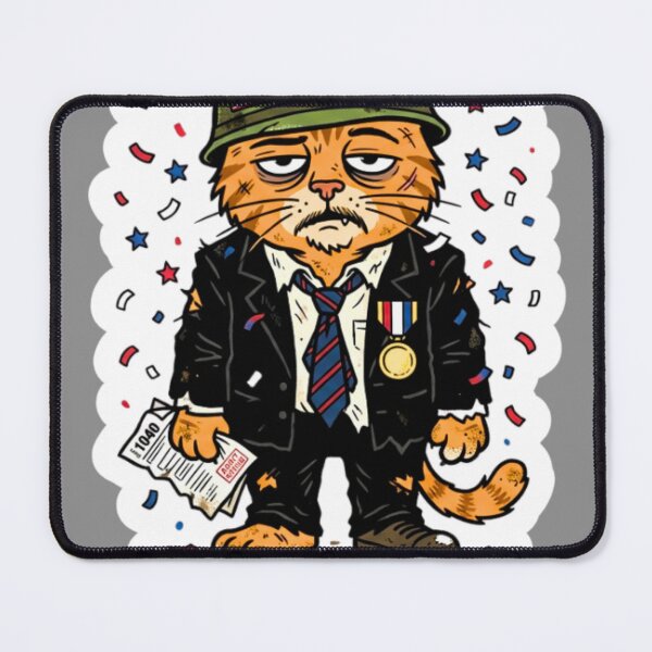 Item preview, Tax Season Survivor — Funny Accountant Cat T-Shirt designed and sold by HAPPY HARBOR DESIGN .