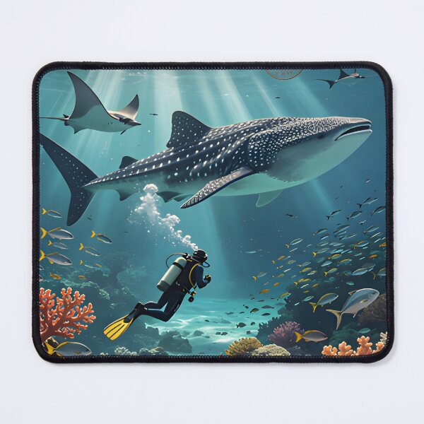 Item preview, Retro tropical sunset poster illustration of Richelieu Rock, Andaman Sea, Thailand. designed and sold by Spirit of Siam.