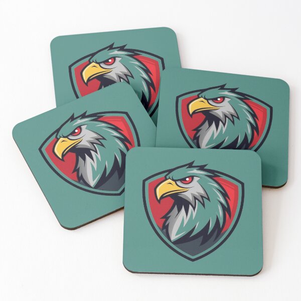 Item preview, Eagle Mascot Emblem – Red and Black Esports Badge designed and sold by RAYBIL.