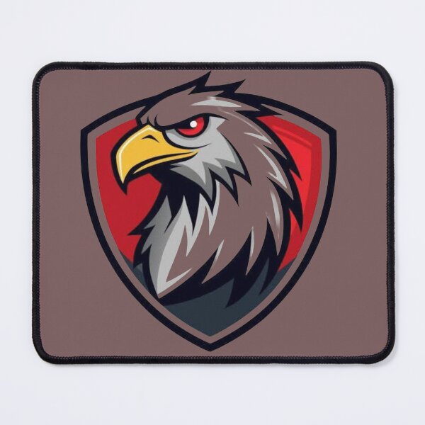 Item preview, Eagle Mascot Emblem – Red and Black Esports Badge designed and sold by RAYBIL.