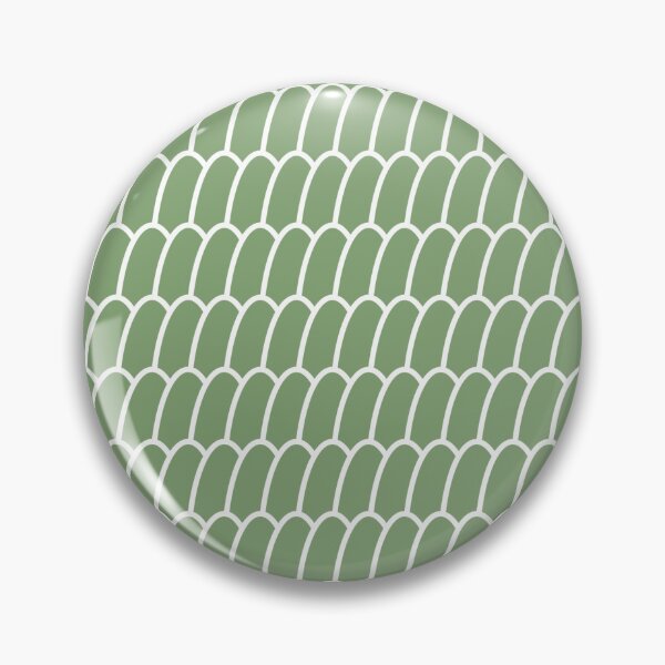 Item preview, Minimalist Sage Green Scallop Scales – Fresh Geometric Art designed and sold by ThiagoSDantas.