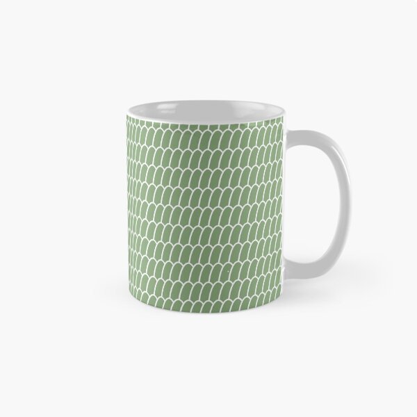 Item preview, Minimalist Sage Green Scallop Scales – Fresh Geometric Art designed and sold by ThiagoSDantas.