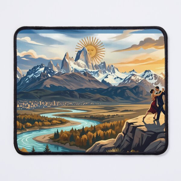 Item preview, Aconcagua Argentina Argentine Cultural Heritage Patterns Landscapes National  designed and sold by ART ATTACK ZONE.