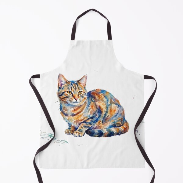 Item preview, Watercolor cat sitting designed and sold by TheMagicIcon.