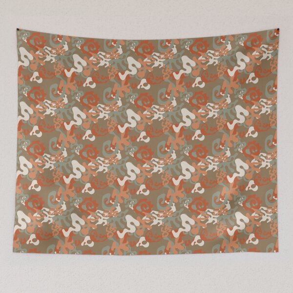 Item preview, Retro Earth Camo – Abstract Organic Liquid Pattern designed and sold by ThiagoSDantas.
