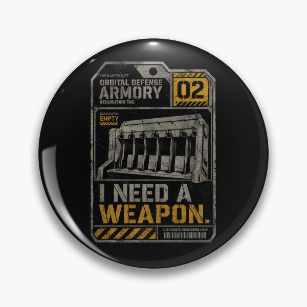 Item preview, Orbital Armory Requisition Tag designed and sold by agearb.