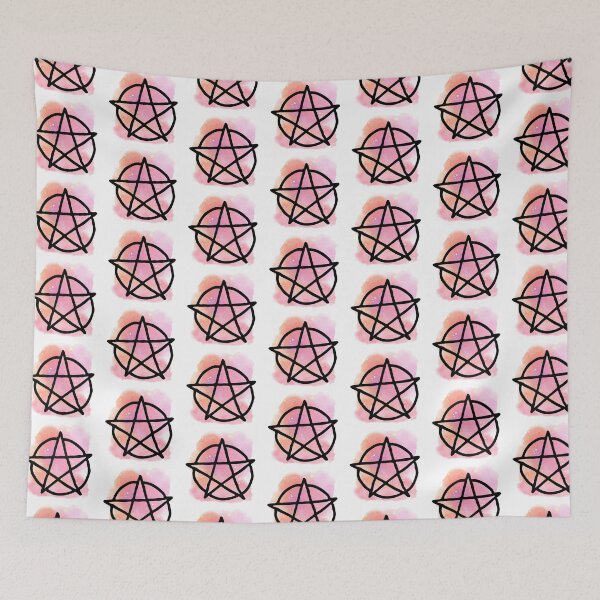 Item preview, Pink Pentacle Pentagram Bubblegum witch designed and sold by WildWoodlandWitch.