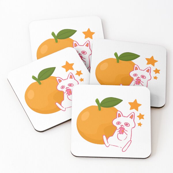 Item preview, Cat Drinking Orange Juice designed and sold by CarefulCreation.