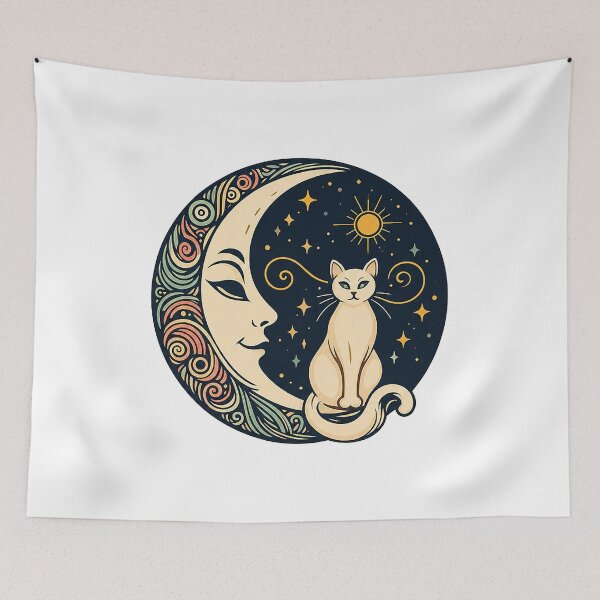 Item preview, Cat Mystic illustration designed and sold by Williamrez99.