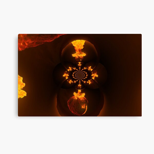 Atomic Blast Spiral Canvas Print