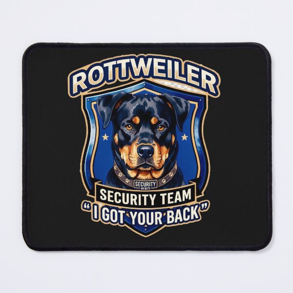 Item preview, Rottweiler Security Team designed and sold by PawPlanetPro.