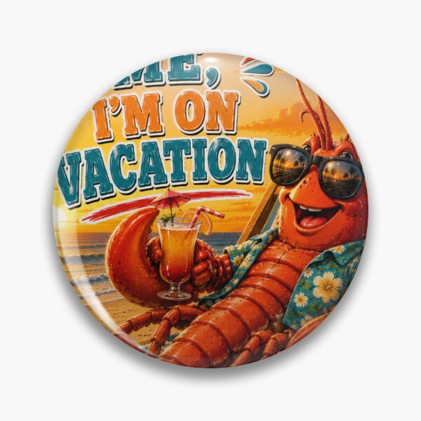 Item preview, Pinch Me I’m On Vacation Lobster designed and sold by BagFactoryUK.