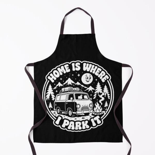 Item preview, Vanlife- home is where I park it classic cartoon designed and sold by VANLIFE..