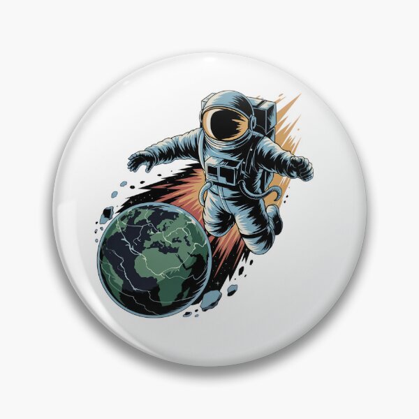 Item preview, Drifting Astronaut Beyond Earth designed and sold by Zanigold.