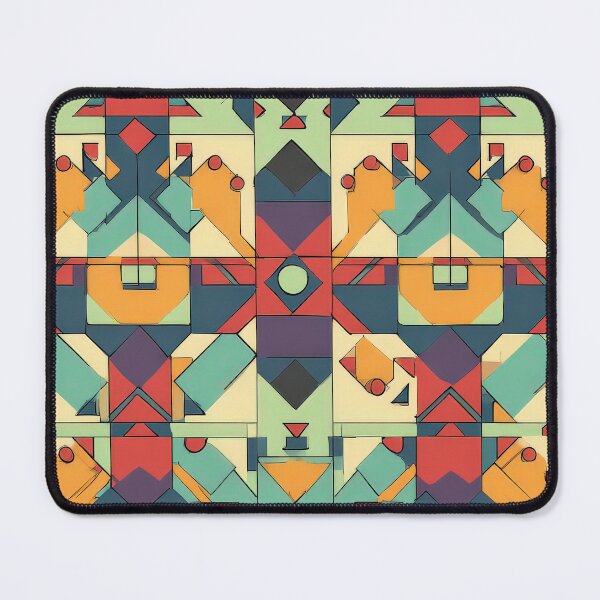 Item preview, Modern Abstract Geometric Pattern in Neutral Peach and Charcoal designed and sold by Grafititee.