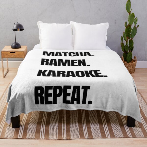Item preview, Matcha. Ramen. Karaoke. Repeat designed and sold by raffrasta.