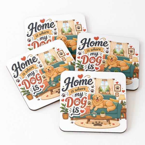 Item preview, Home Is Where My Dog Is designed and sold by Vexorask.
