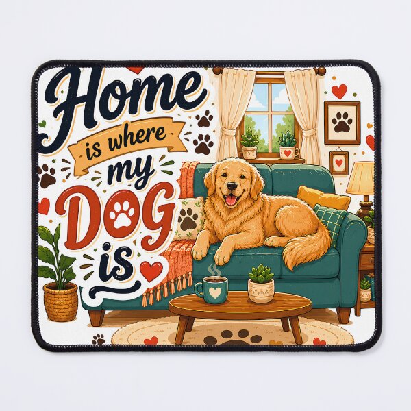 Item preview, Home Is Where My Dog Is designed and sold by Vexorask.
