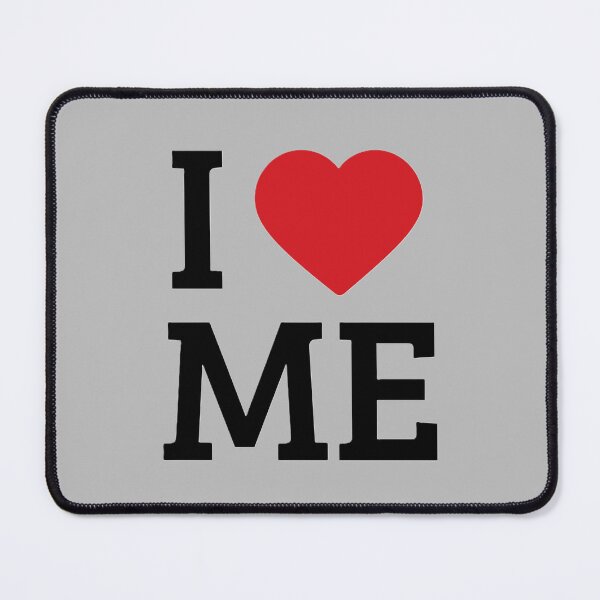 Item preview, I Love Me Self Care Positive Affirmation Heart Typography designed and sold by ConfuseLab Alt.