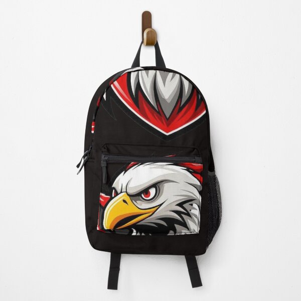 Item preview, Furious Eagle Coat of Arms – Red and White Mascot Emblem designed and sold by RAYBIL.