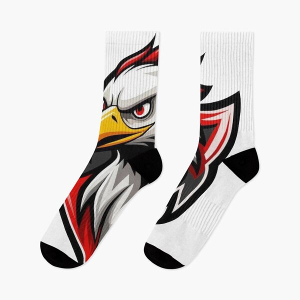 Item preview, Furious Eagle Coat of Arms – Red and White Mascot Emblem designed and sold by RAYBIL.
