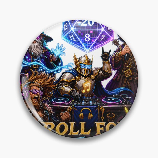 Item preview, Roll For Bass Fantasy EDM Rave Party designed and sold by ALVISION-CREATE.