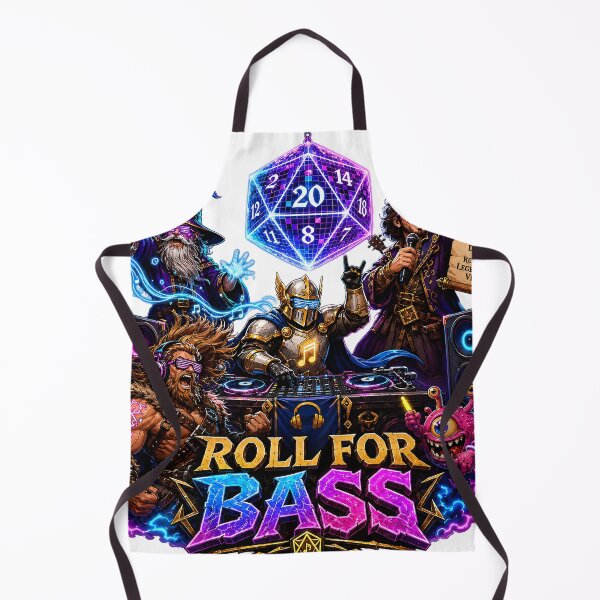 Item preview, Roll For Bass Fantasy EDM Rave Party designed and sold by ALVISION-CREATE.