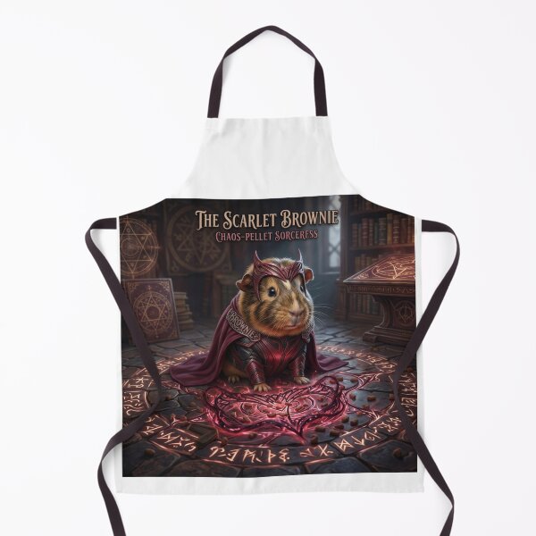 Item preview, The Scarlet Brownie - Chaos Pellet Sorceress Guinea Pig designed and sold by pixelandpassionart.