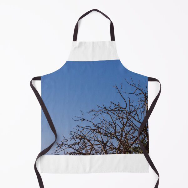 Item preview, Leafless Tree Branches Against Clear Blue Sky Minimal Winter Silhouette and Natural Texture designed and sold by Nmallia.
