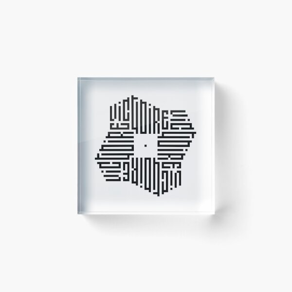 Item preview, VICTOIRE | Black  | Modern Geometric Kufi Calligraphy | From Name to Art   designed and sold by FOR YOUR NAME.
